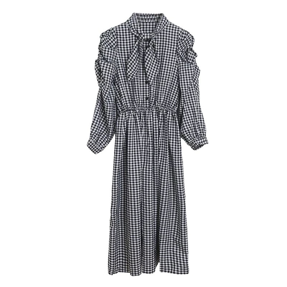 Japanese style long sleeves dress